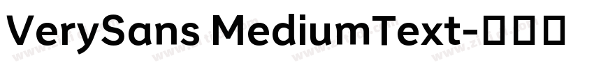 VerySans MediumText字体转换